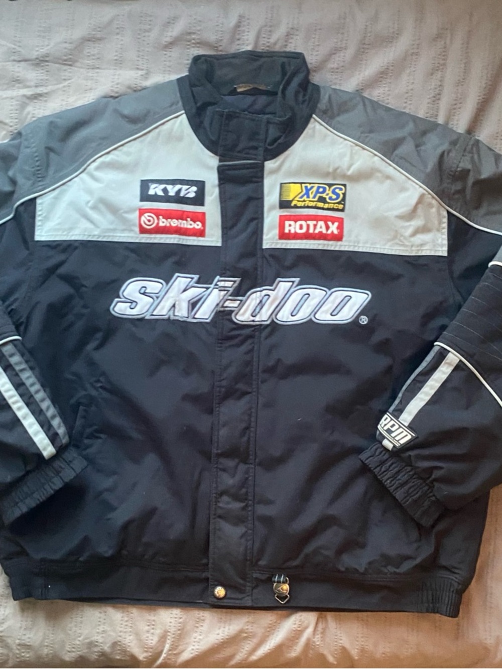 Ski-Doo Men's Black & Gray Ski Jacket